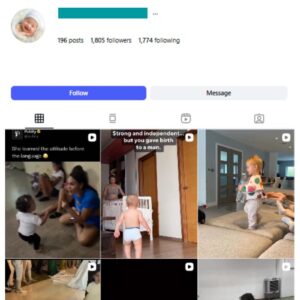 1K Baby Parenting Instagram Account for sale