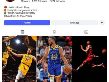 1K Basketball NBA Instagram Account for sale