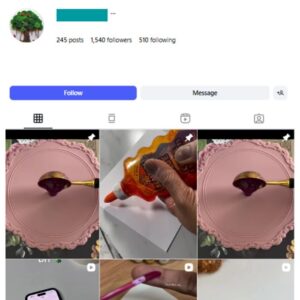 1K Creative Craft Instagram Account for sale