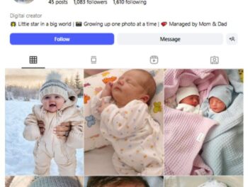1K Cute Kids Babies Instagram Account for sale
