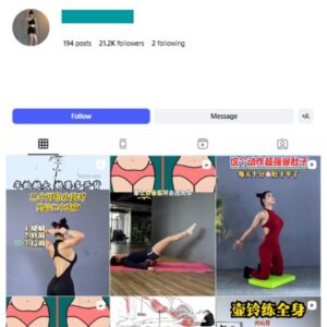 20K Fitness Fat-loss Instagram Account for sale
