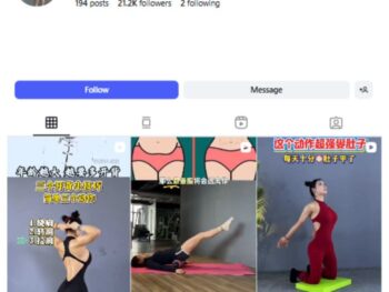 20K Fitness Fat-loss Instagram Account for sale