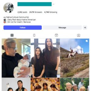 24K Native Indians American Instagram Account for sale