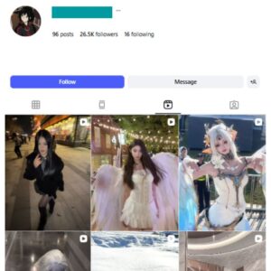 25K Japanese Models Instagram Account for sale