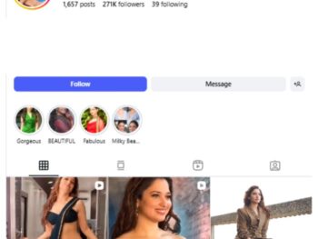 270K Bollywood Actress Instagram Account for sale