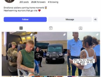 28K Soldiers Returning Home Instagram Account for sale