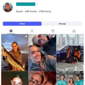 2K Luxury Girl Lifestyle Instagram Account for sale