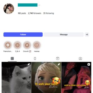 2K Romantic Stories Poetry Instagram Account for sale