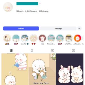2K Soso & Jojo Cartoon Instagram Account for sale