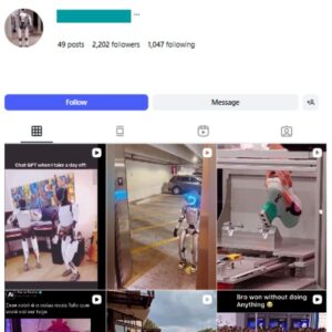 2K Tech Robots Instagram Account for sale