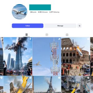 30K Airliners Flights Instagram Account for Sale