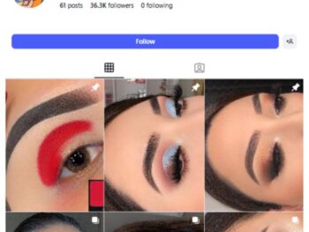 35K Women's Makeup Instagram Account for sale