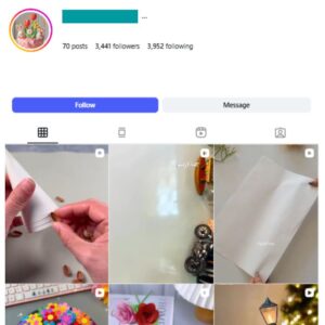 3K Creative Artwork Instagram Account for sale