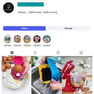 3K Gadgets Kitchen Instagram Account for sale