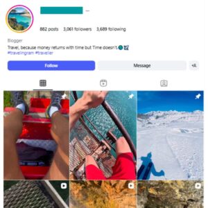 3K Scenic Landscapes Instagram Account for sale