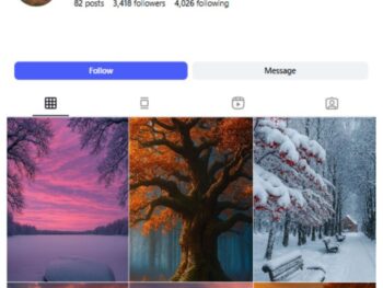 3K Scenic Nature Instagram Account for sale