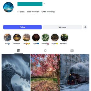 3K Travel Destinations Instagram Account for sale