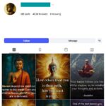 40K Buddha Quotes Instagram Account for sale
