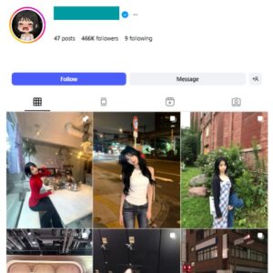 460K Girl Model Instagram Account for sale