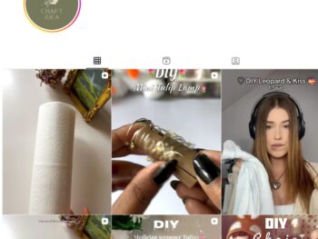 4K DIY Flower Craft Instagram Account for Sale