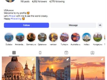 4K Destinations Landscapes Instagram Account for sale