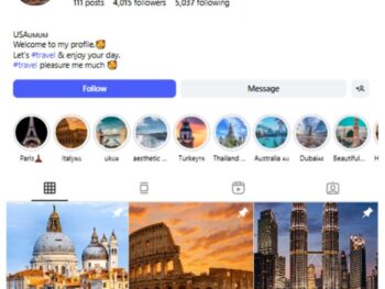 4K Travel Europe Instagram Account for sale