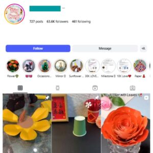 60K DIY Craft Instagram Account for sale