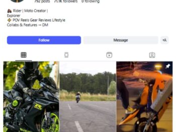 70K Bikes Racing Instagram Account for sale