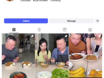 90K Food Mukbang Instagram Account for sale