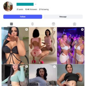 10K Models Babes Instagram Account for sale