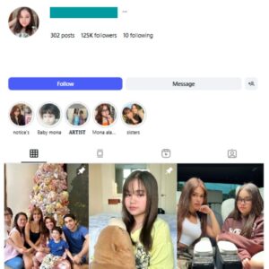 120K Philippine Influencer Model Instagram Account for sale
