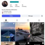 170K Luxury Motivation Instagram Account for sale
