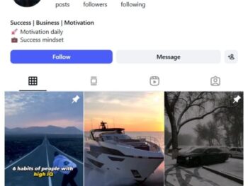 170K Luxury Motivation Instagram Account for sale