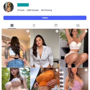 1K Hot Models Instagram Account for sale