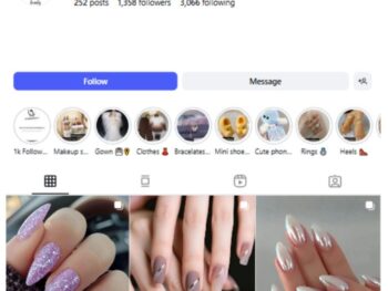 1K Women's Nails Instagram Account for sale