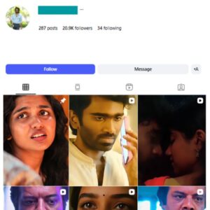 20K Entertainment Bollywood Instagram Account for sale