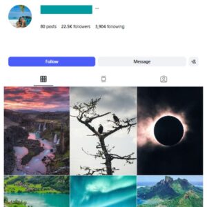 20K Nature Landscapes Instagram Account for sale