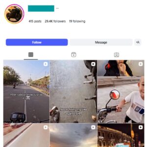 29K Motorcycle Bikes Instagram Account for sale