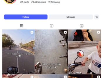 29K Motorcycle Bikes Instagram Account for sale