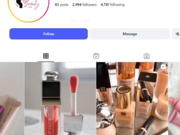 3K Beauty Makeup Instagram Account