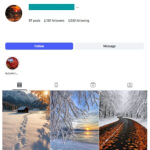 2K Travel Nature Instagram Account for sale