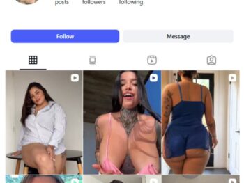 3K Curvy Models Instagram Account for sale