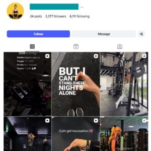 3K Fitness Yoga Instagram Account for sale
