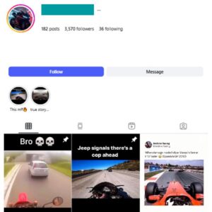 3K Motorcycle Bikes Instagram Account for sale