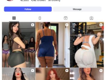4K Curvy Models Instagram Account for sale