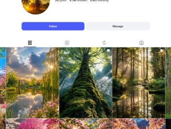 4K Travel Scenery Instagram Account for Sale