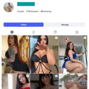 7K Girls Babes Instagram Account for sale