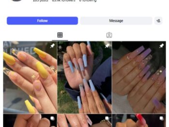 85K Women's Nails Instagram Account for sale