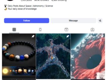 90K Astronomy Space Instagram Account for sale