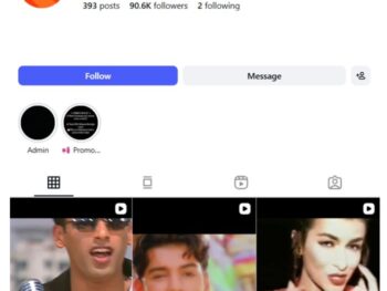 90K Indian Entertainment Bollywood Instagram Account for sale